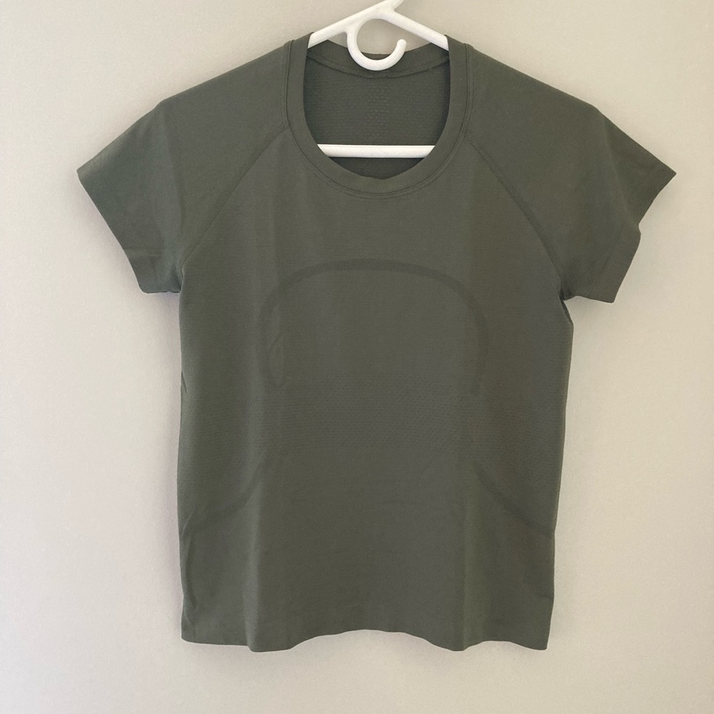 lululemon athletica Olive Green Women's Top